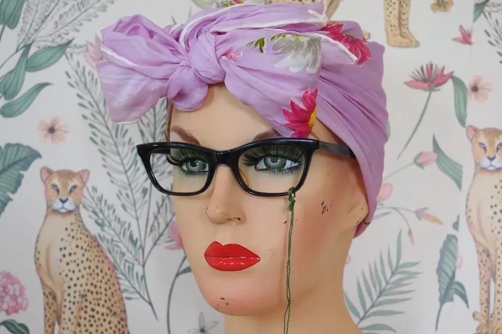 Vintage 1960s De Lotto Cat Eye Eyeglasses Italy Rockabilly Pin Up Retro MCM